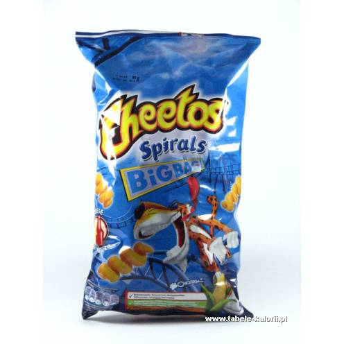 Chipsy Cheetos Spirals ser i ketchup - Cheetos - kalorie, wartości