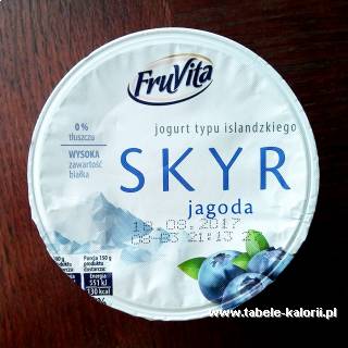 Jogurt typu islandzkiego - Skyr jagoda - FruVita